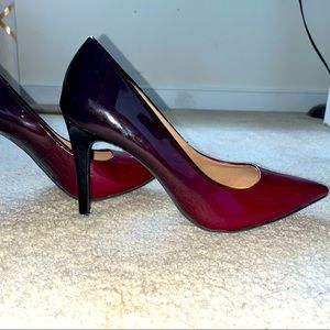 Christian Siriano Red ombré heels